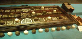 backgammon-spel in Nubisch museum