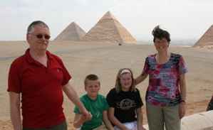 Familie Helder in Egypte