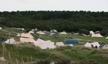 Stortemelk, de camping op Vlieland