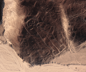 Nazca-lijnen astronaut-figuur