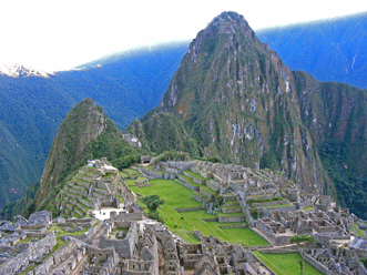 overzicht Machu Picchu